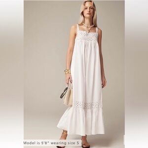 NWT J. Crew White Athena Dress
